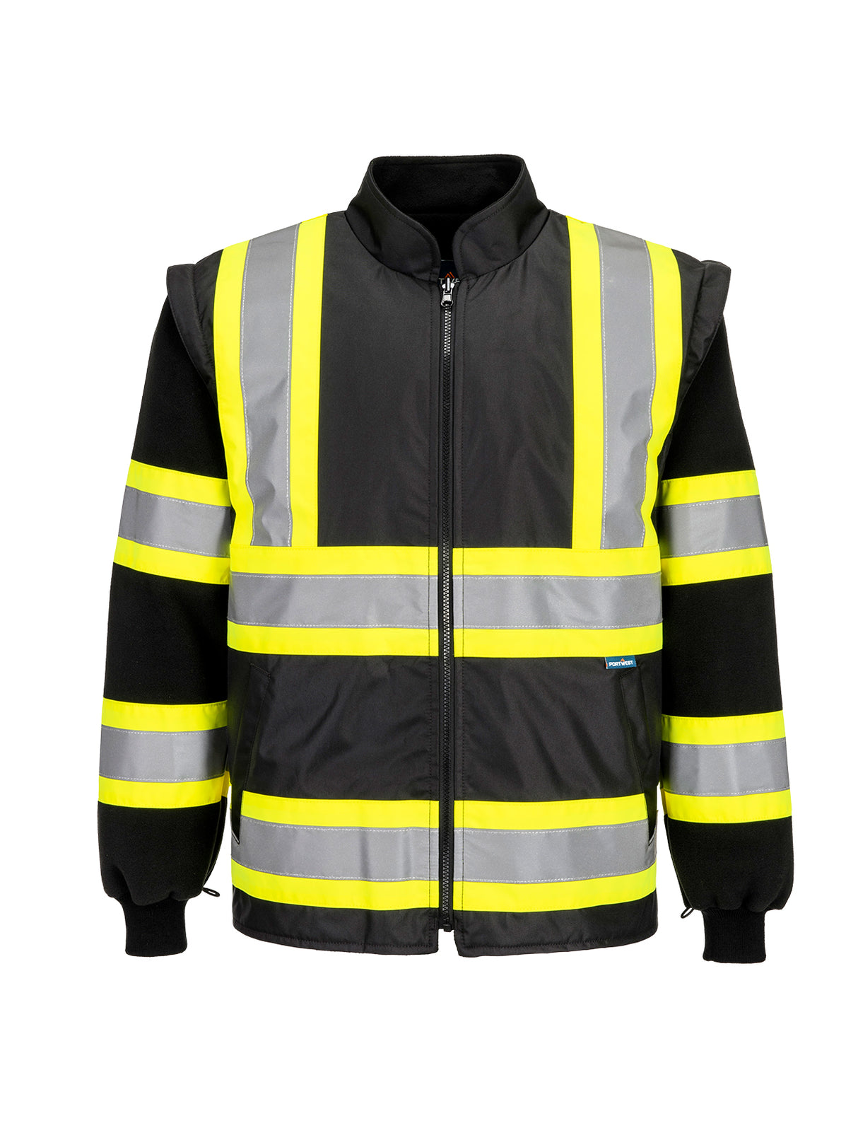 Hi-Vis 5-in-1 Traffic Jacket by Portwest, Style CA768/CB768