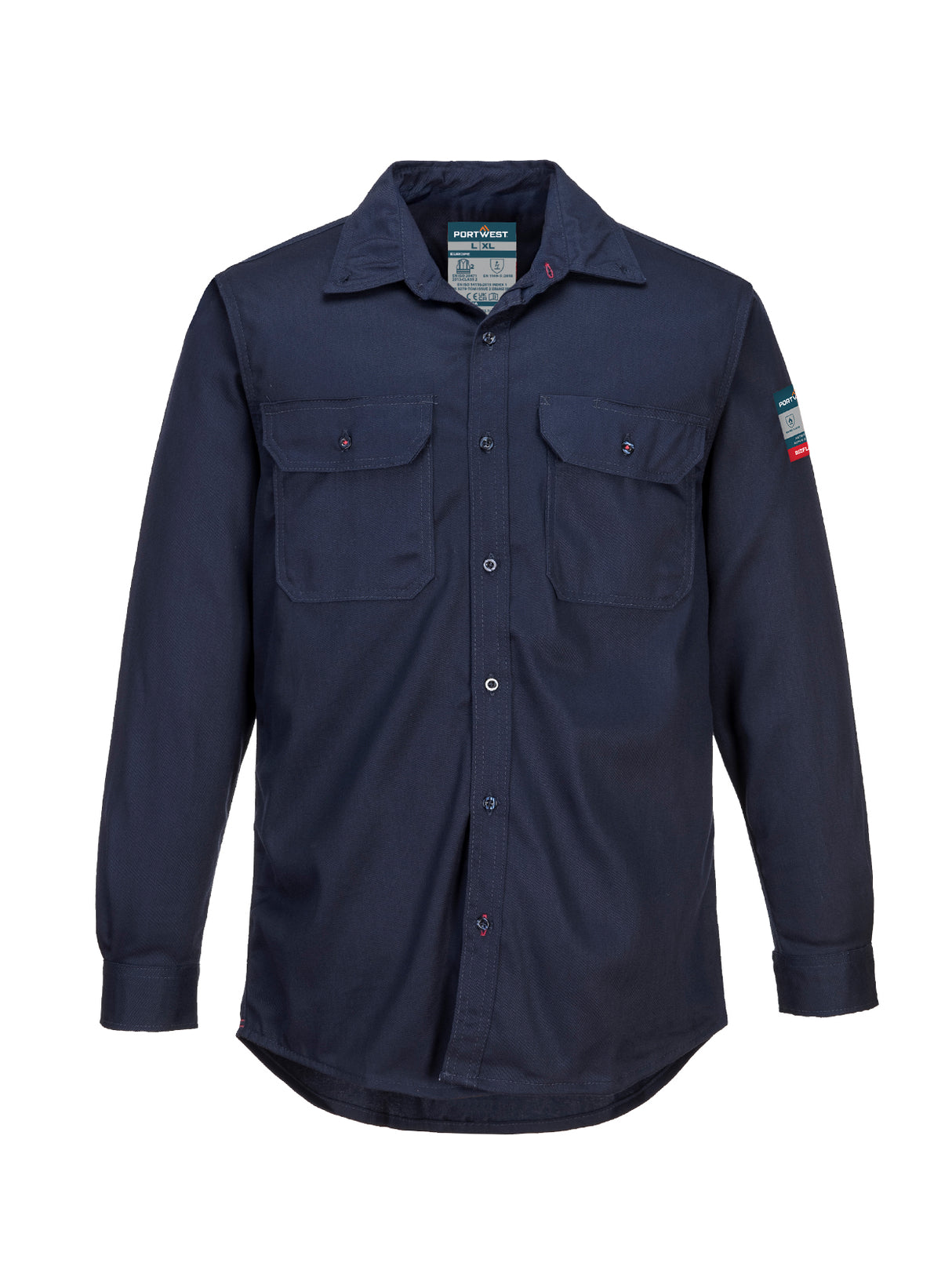 Bizflame 88/12 FR Work Shirt by Portwest - Style FR89NA