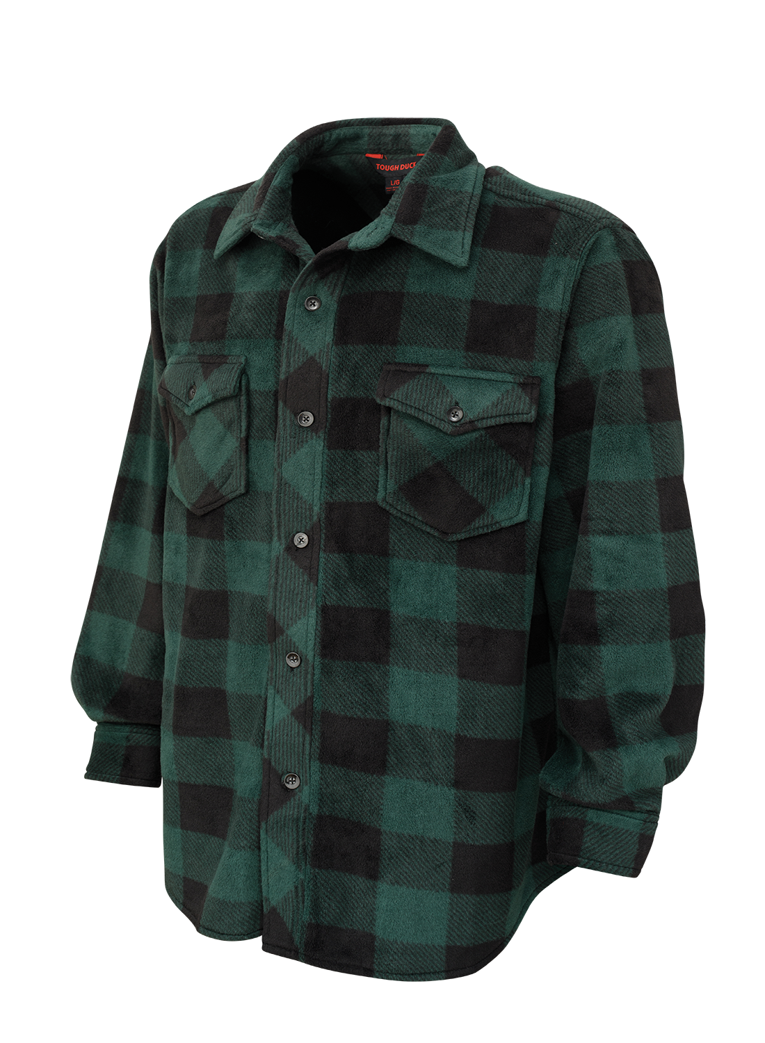 Buffalo Check Fleece Shirt by Tough Duck - Style i964