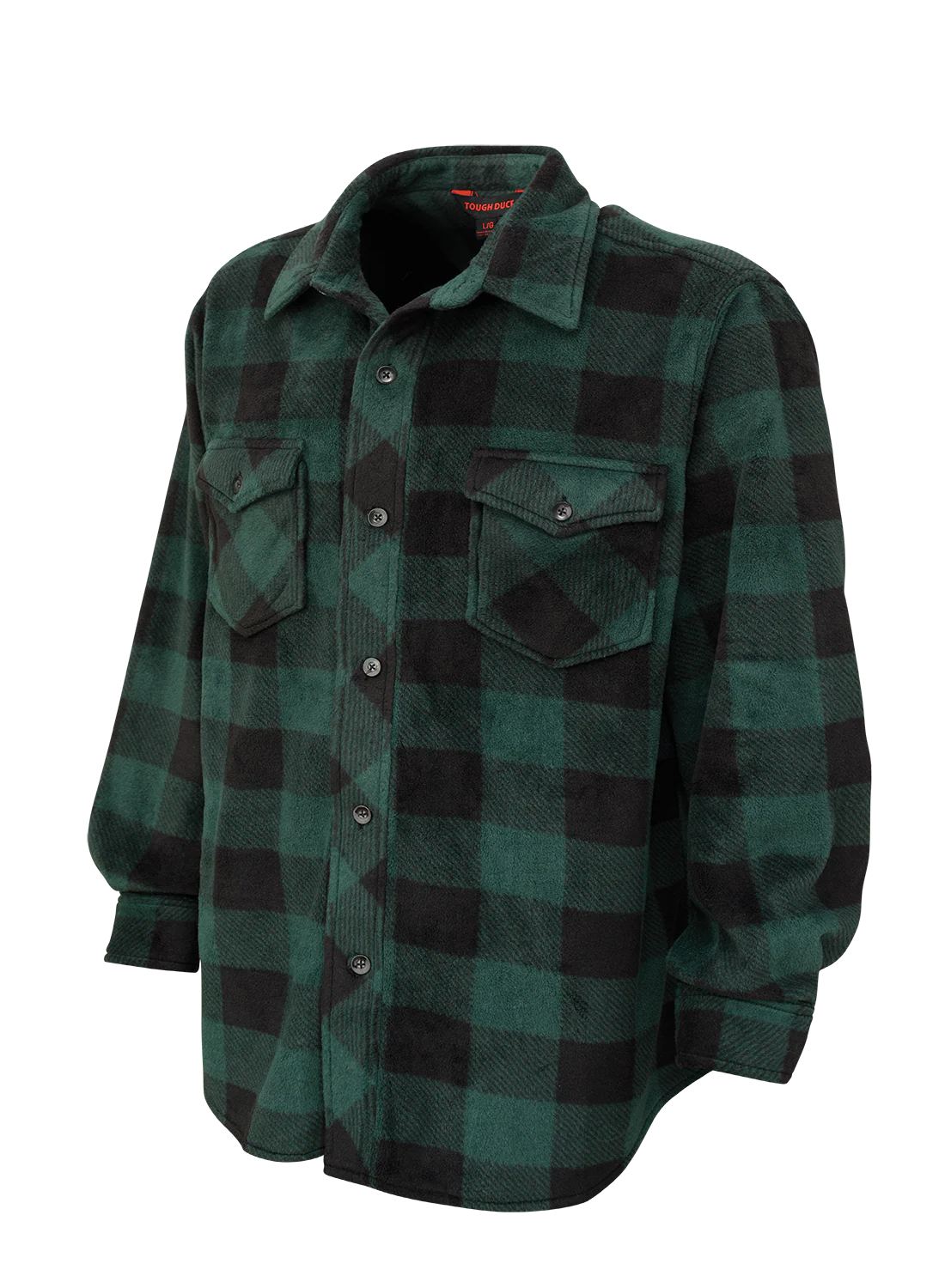 Buffalo Check Fleece Shirt by Tough Duck - Style i964
