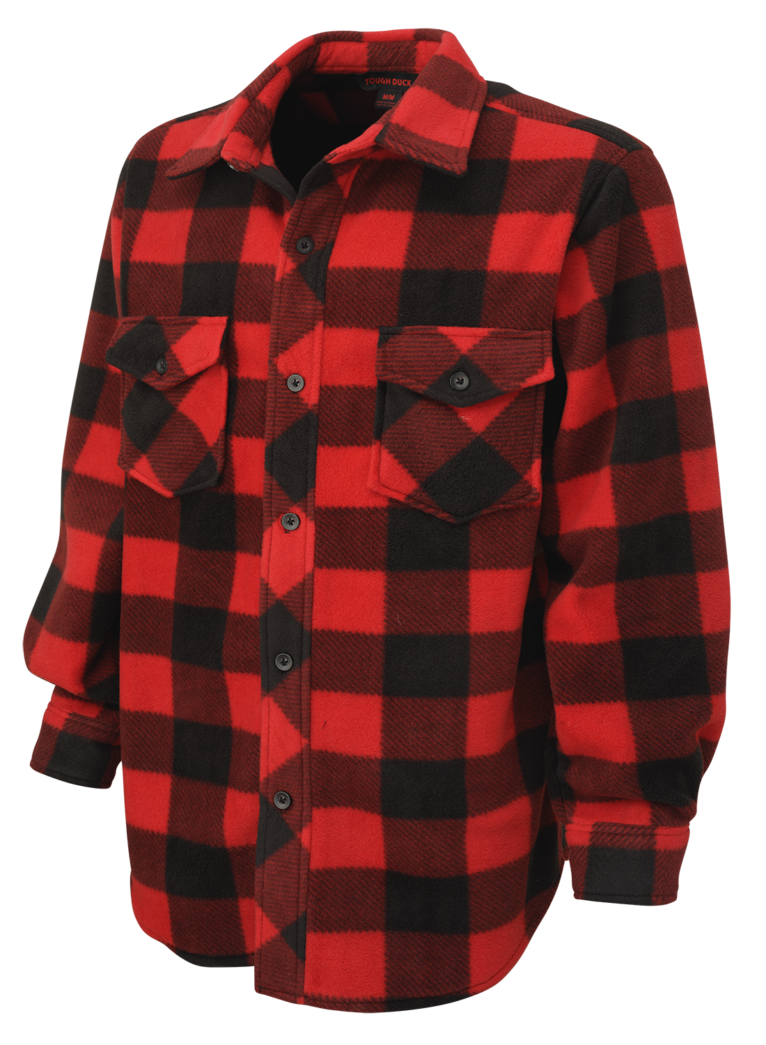 Buffalo Check Fleece Shirt by Tough Duck - Style i964