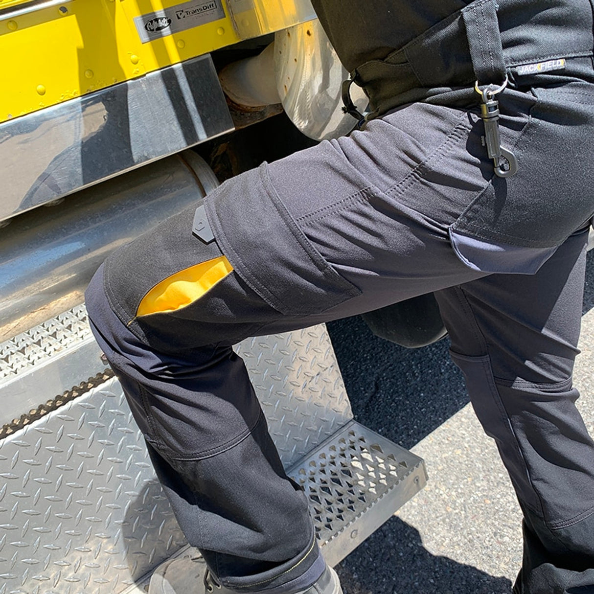 Premium Stretch Cargo Pants by Jackfield, 32" Inseam Only - Style 70-058