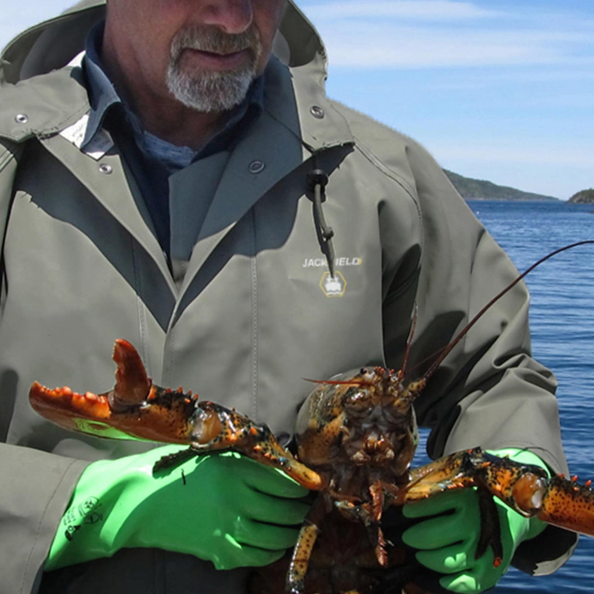 Minimalist PVC Rain Jacket by Jackfield - Style 80-101J