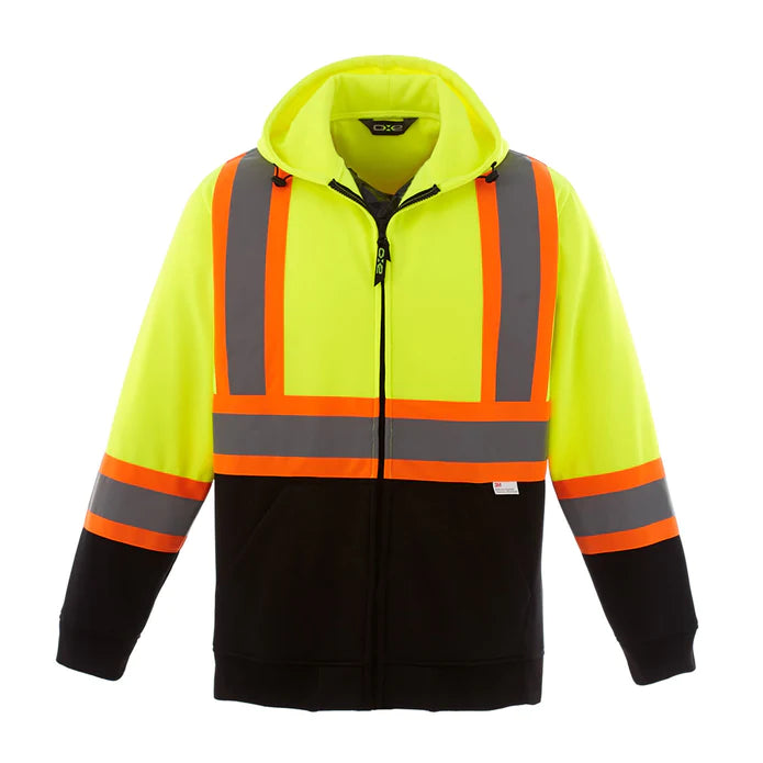 CX2 Freedom Hi-Vis Full Zip Polyester Fleece Hoodie - Style L00682