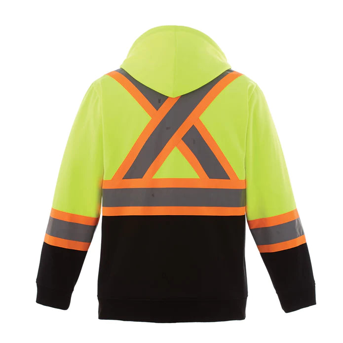 CX2 Freedom Hi-Vis Full Zip Polyester Fleece Hoodie - Style L00682