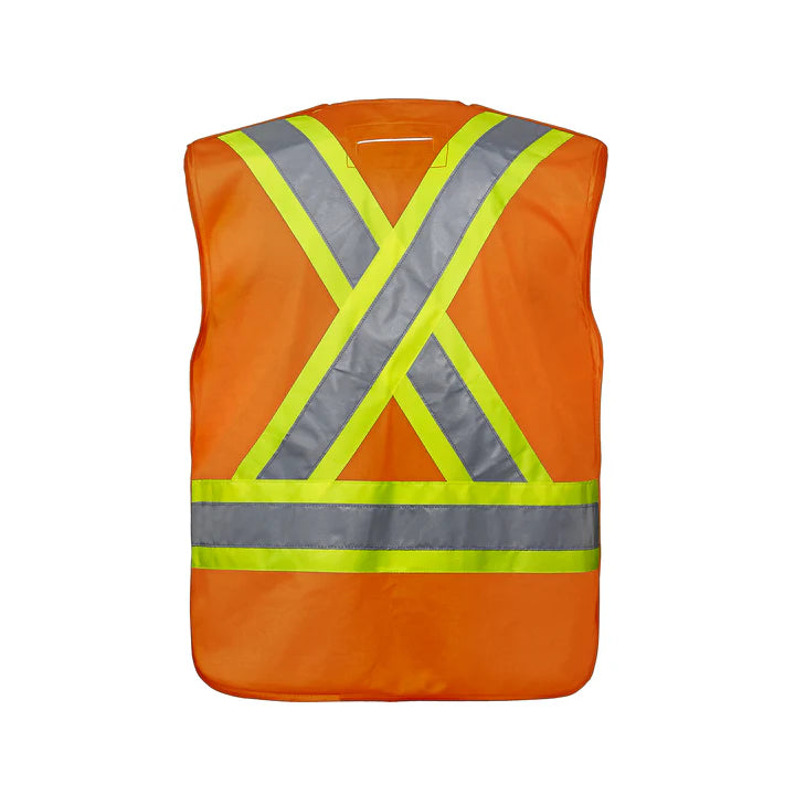 CX2 Vanguard - Tricot Hi-Vis 5 Point Tear-Away Vest - Style L01145