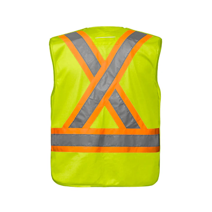 CX2 Vanguard - Tricot Hi-Vis 5 Point Tear-Away Vest - Style L01145