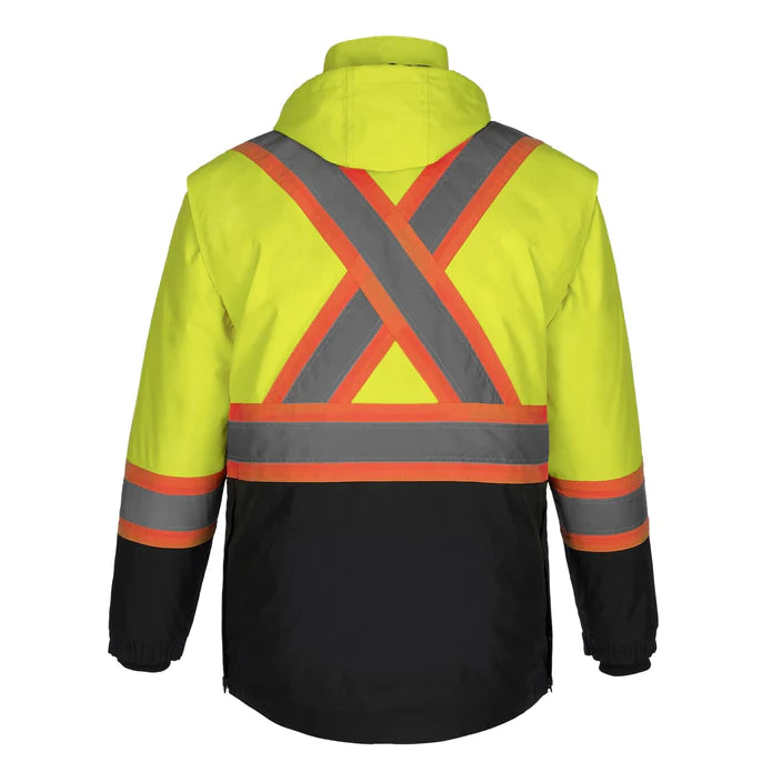 CX2 Kenworth 5 in 1 Hi-Vis Coat - Style L01275