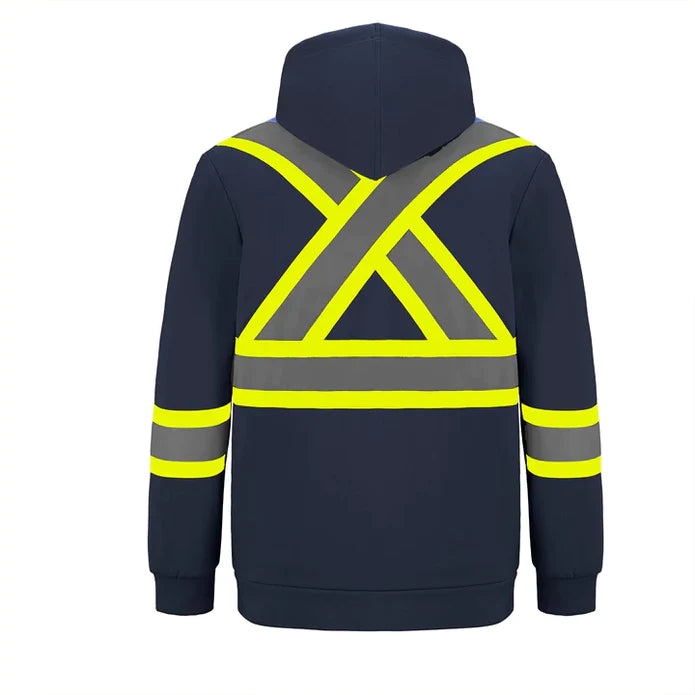 CX2 Infinity Hi-Vis Full Zip Polyester Fleece Hoodie - Style L01380