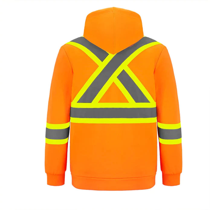 CX2 Infinity Hi-Vis Full Zip Polyester Fleece Hoodie - Style L01380