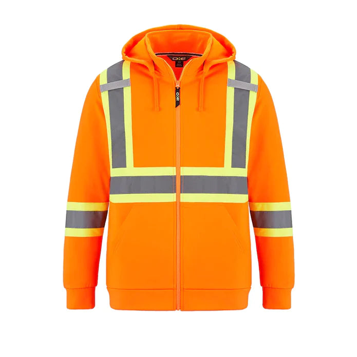 CX2 Infinity Hi-Vis Full Zip Polyester Fleece Hoodie - Style L01380