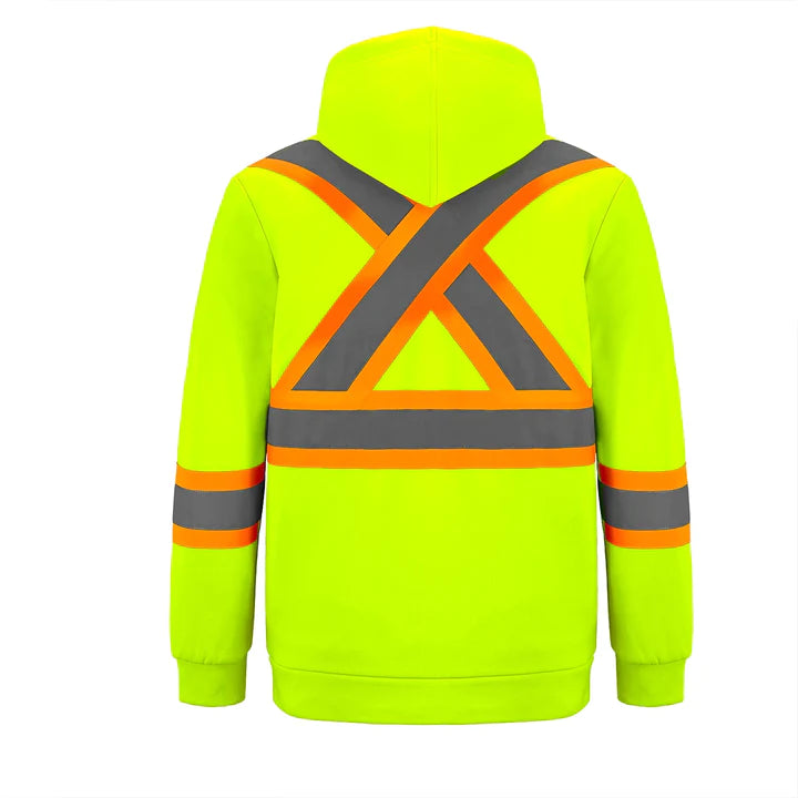 CX2 Infinity Hi-Vis Full Zip Polyester Fleece Hoodie - Style L01380