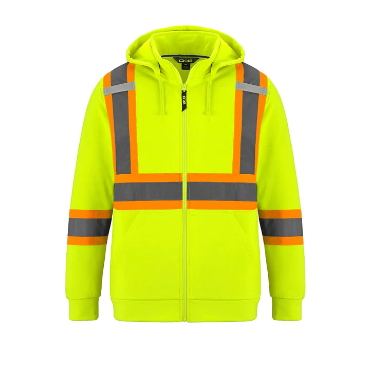 CX2 Infinity Hi-Vis Full Zip Polyester Fleece Hoodie - Style L01380