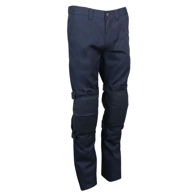 Work Pants with Flexible Waist With Removable Kneepads by GATTS Workwear - Style MRB-778A