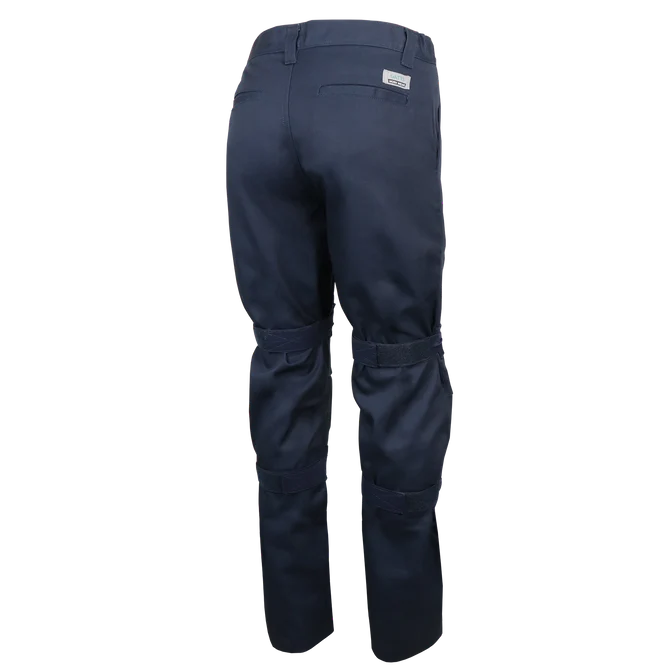 Work Pants with Flexible Waist With Removable Kneepads by GATTS Workwear - Style MRB-778A