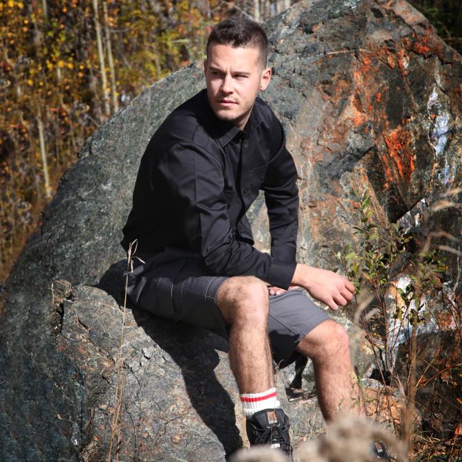 Cargo Short with Flexible Waist by GATTS Workwear - Style MRB-011S