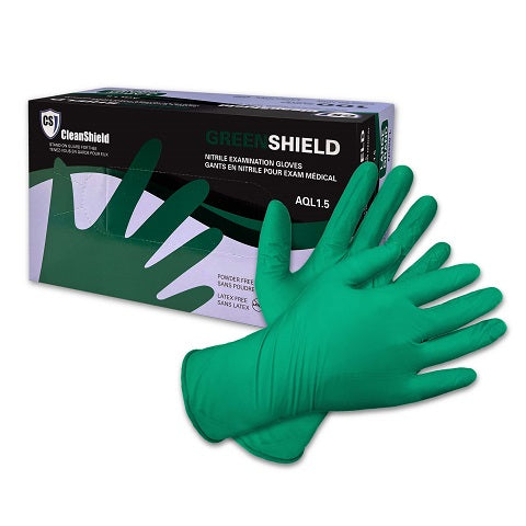 Green Shield Nitrile Examination Gloves - Style NG50 - 5.5 Mil