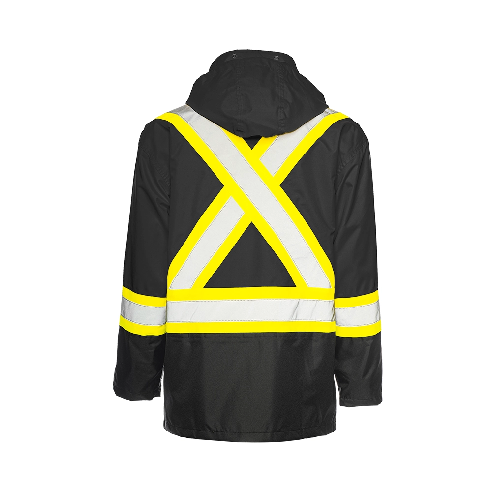 Hi-Vis Rain Jacket by Ground Force - Style RJ90