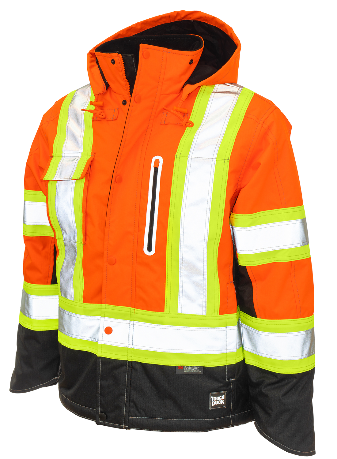 Ripstop Fleece Lined Safety Jacket by Tough Duck - Style S245
