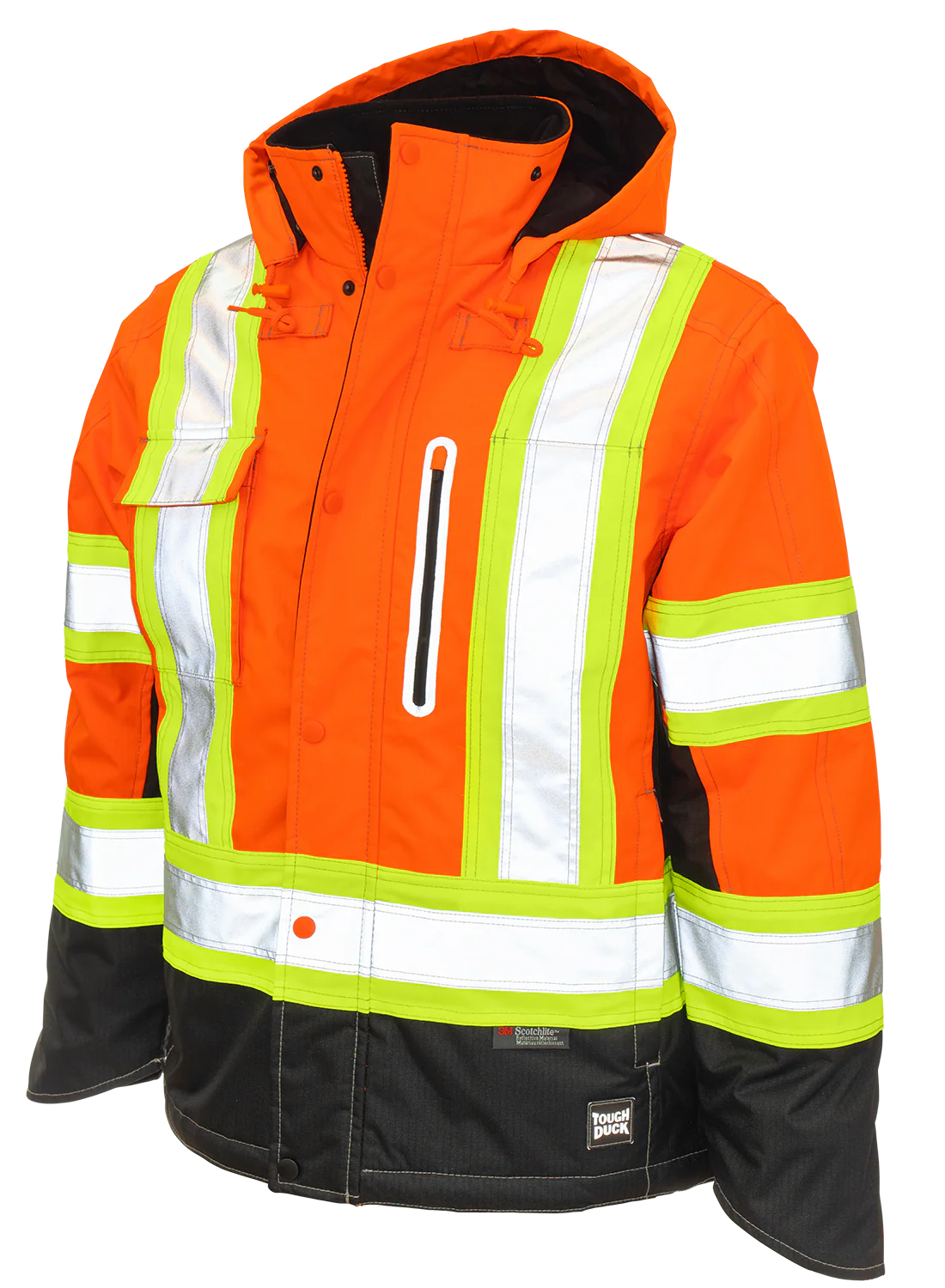 Ripstop Fleece Lined Safety Jacket by Tough Duck - Style S245