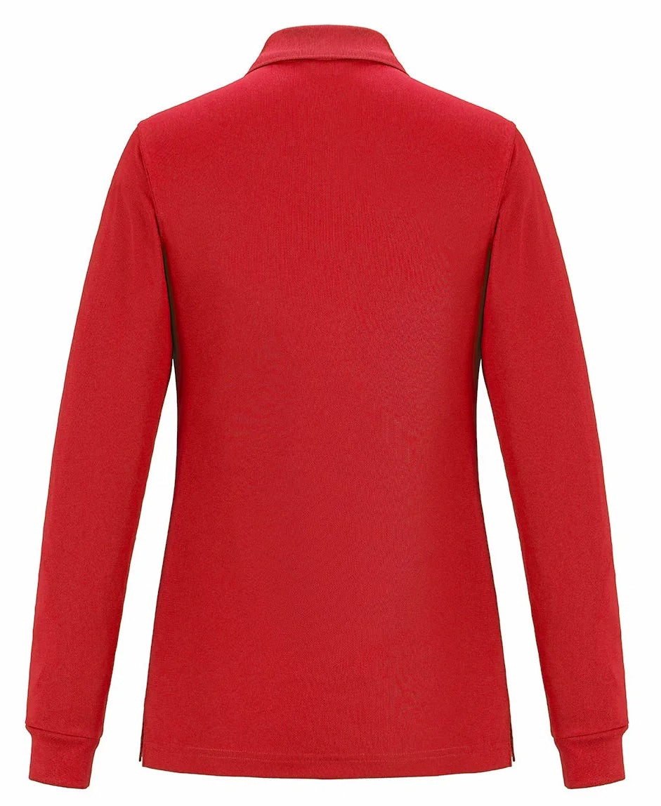 CX2 Birdie - Ladies Long Sleeve Pique Mesh Polo Shirt, Style S05738