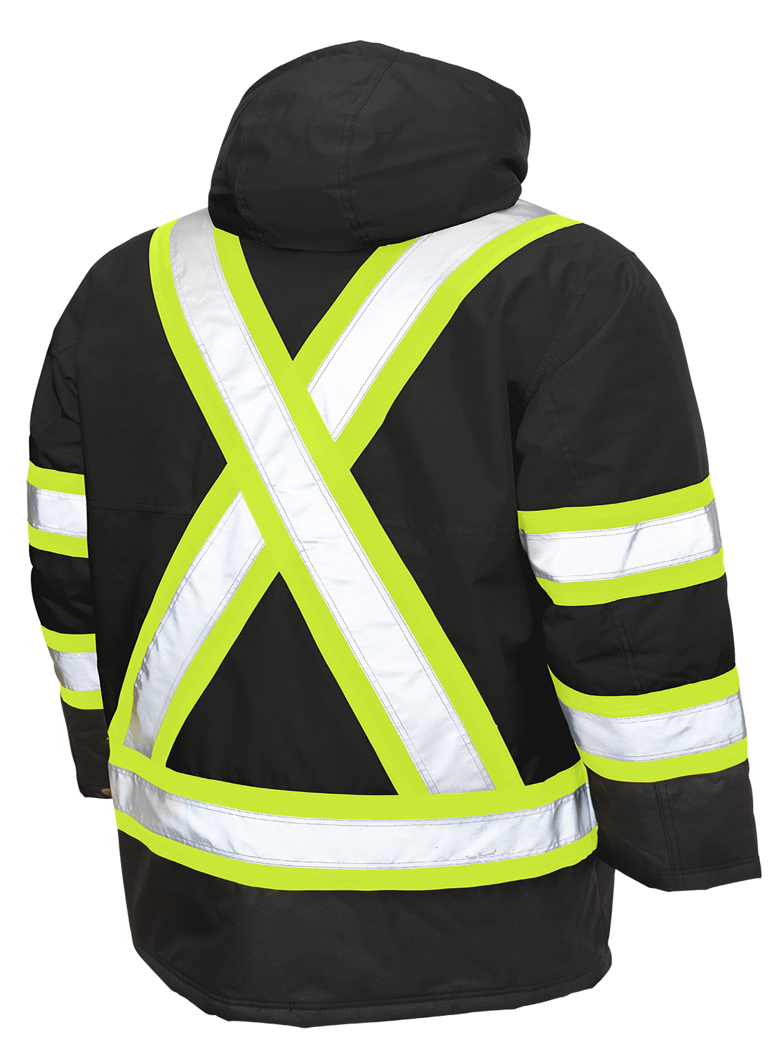 Poly Oxford Lined Safety Parka by Tough Duck - Style S176