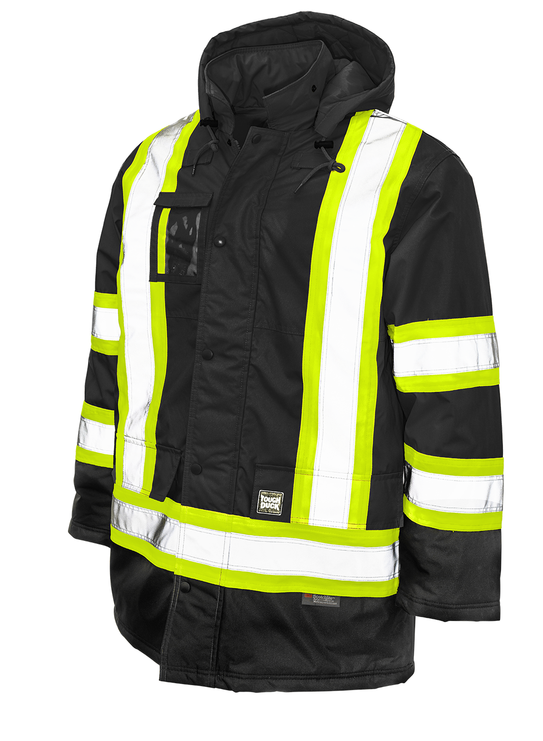 Poly Oxford Lined Safety Parka by Tough Duck - Style S176