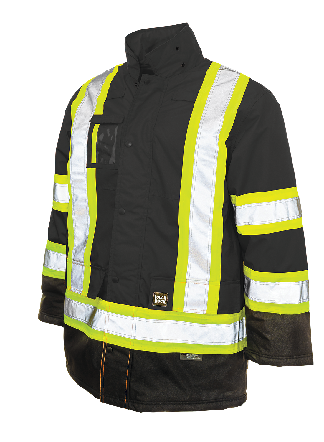 Poly Oxford Lined Safety Parka by Tough Duck - Style S176