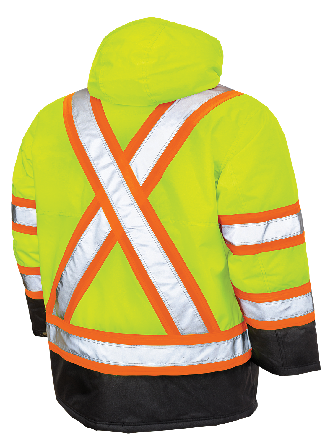 Poly Oxford Lined Safety Parka by Tough Duck - Style S176