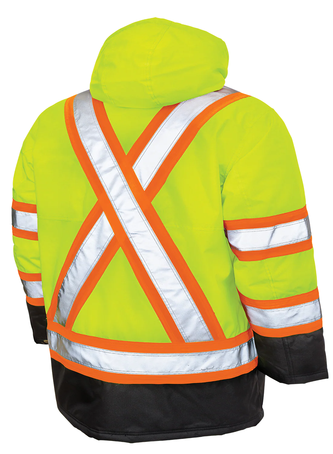 Poly Oxford Lined Safety Parka by Tough Duck - Style S176