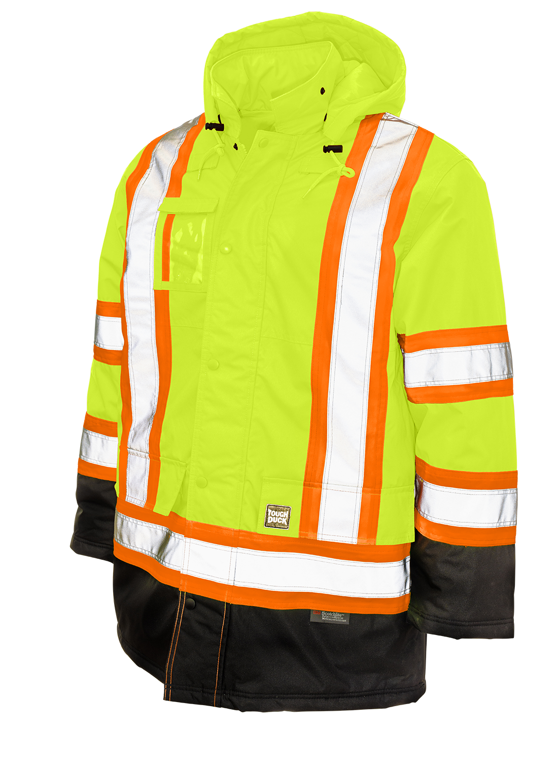 Poly Oxford Lined Safety Parka by Tough Duck - Style S176