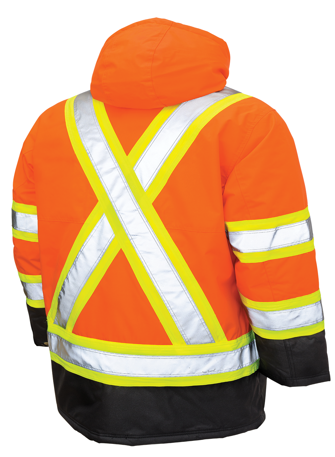 Poly Oxford Lined Safety Parka by Tough Duck - Style S176