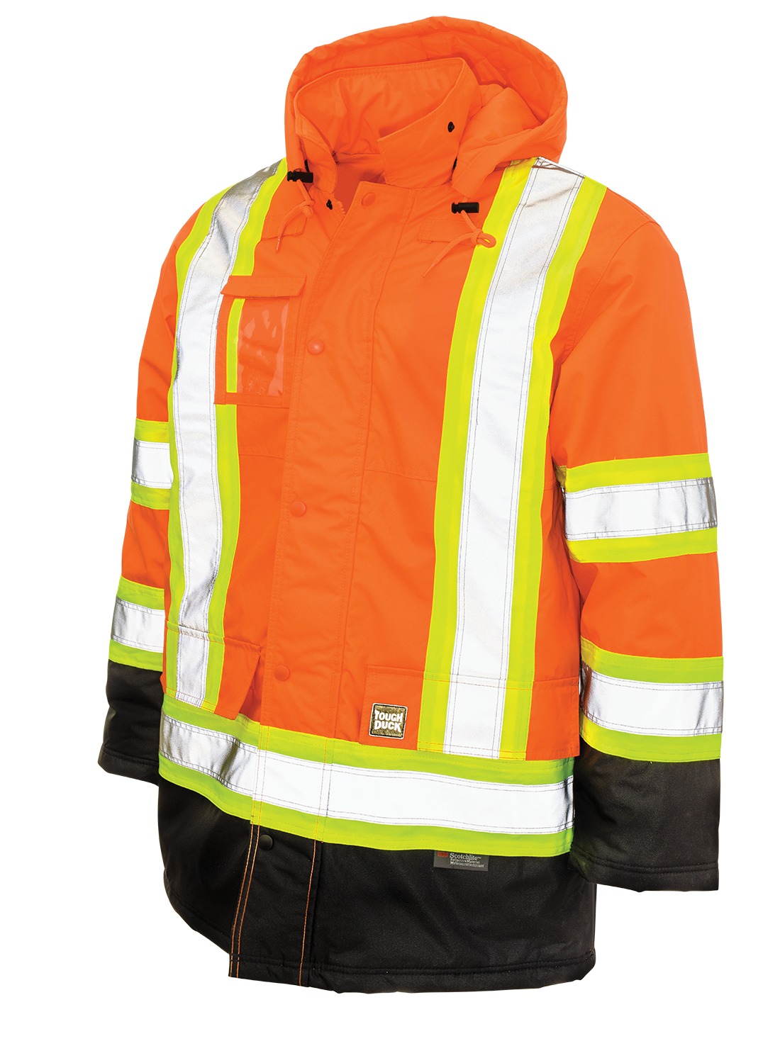 Poly Oxford Lined Safety Parka by Tough Duck - Style S176