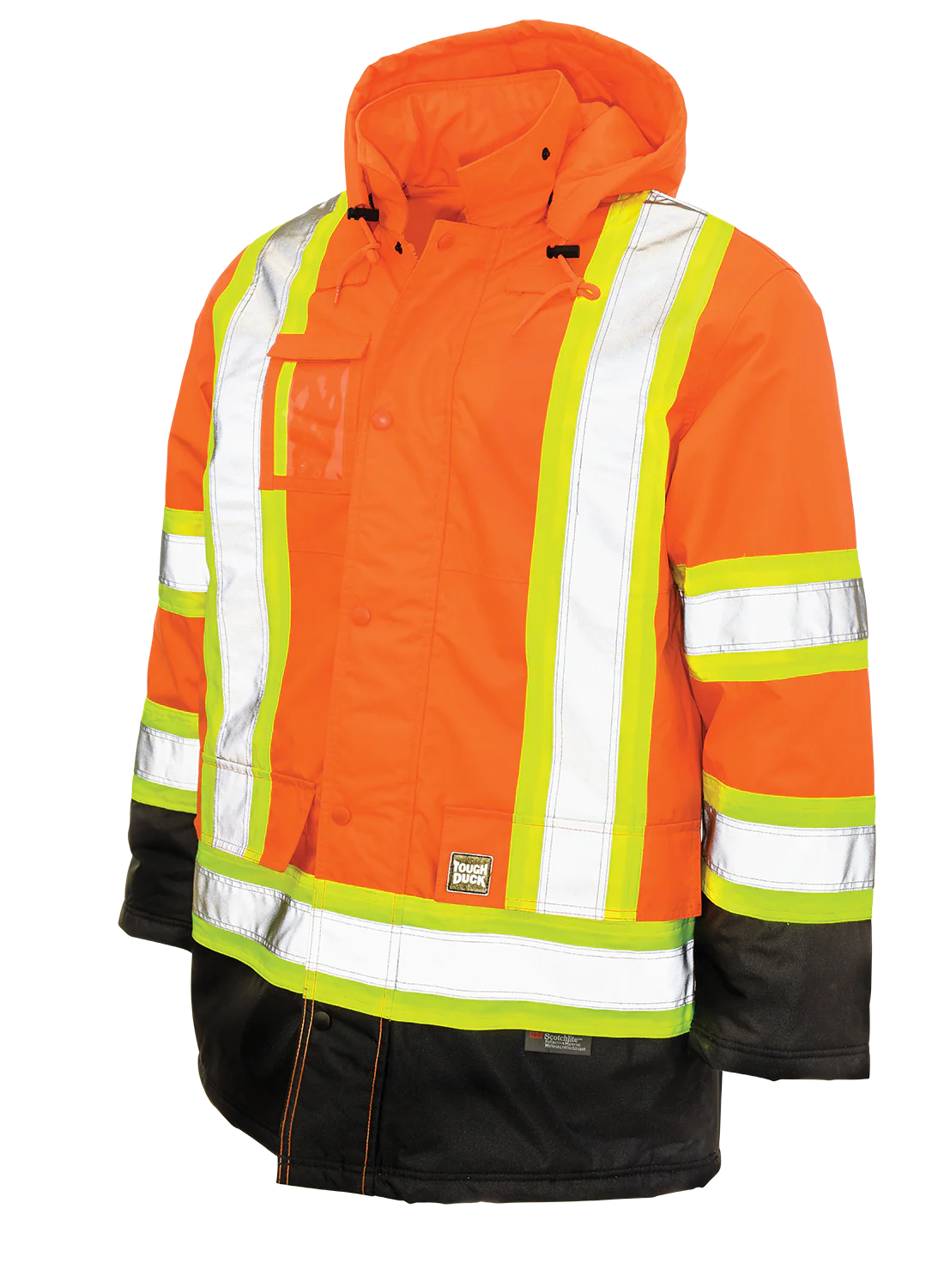 Poly Oxford Lined Safety Parka by Tough Duck - Style S176