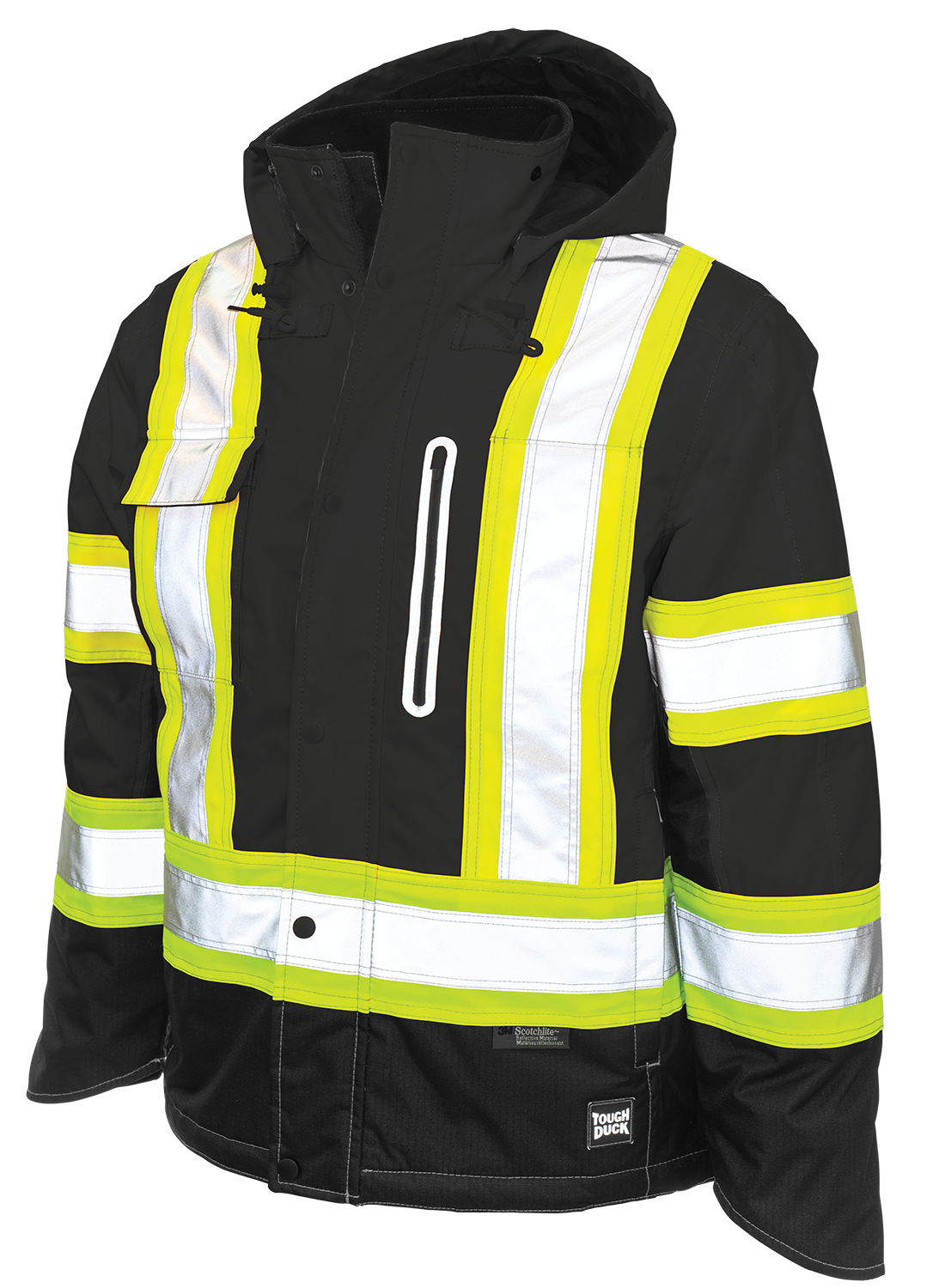 Ripstop Fleece Lined Safety Jacket by Tough Duck - Style S245