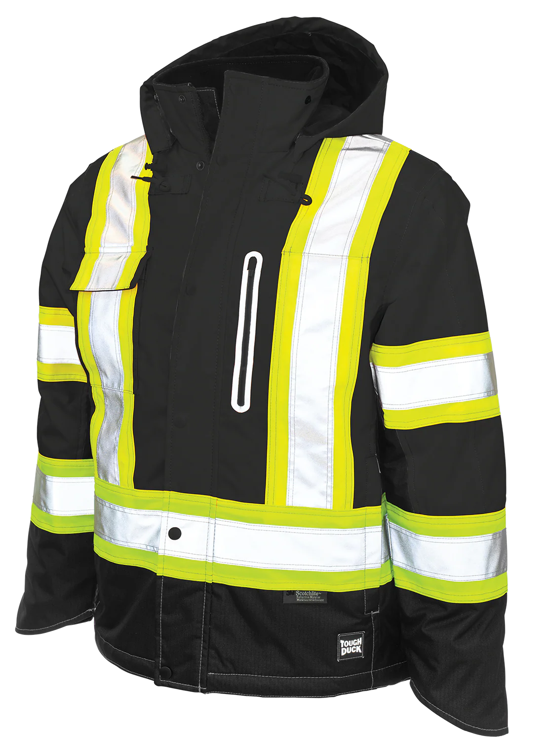 Ripstop Fleece Lined Safety Jacket by Tough Duck - Style S245