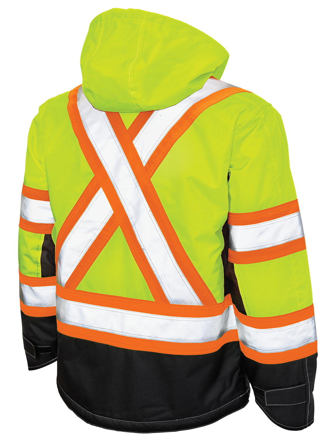 Ripstop Fleece Lined Safety Jacket by Tough Duck - Style S245