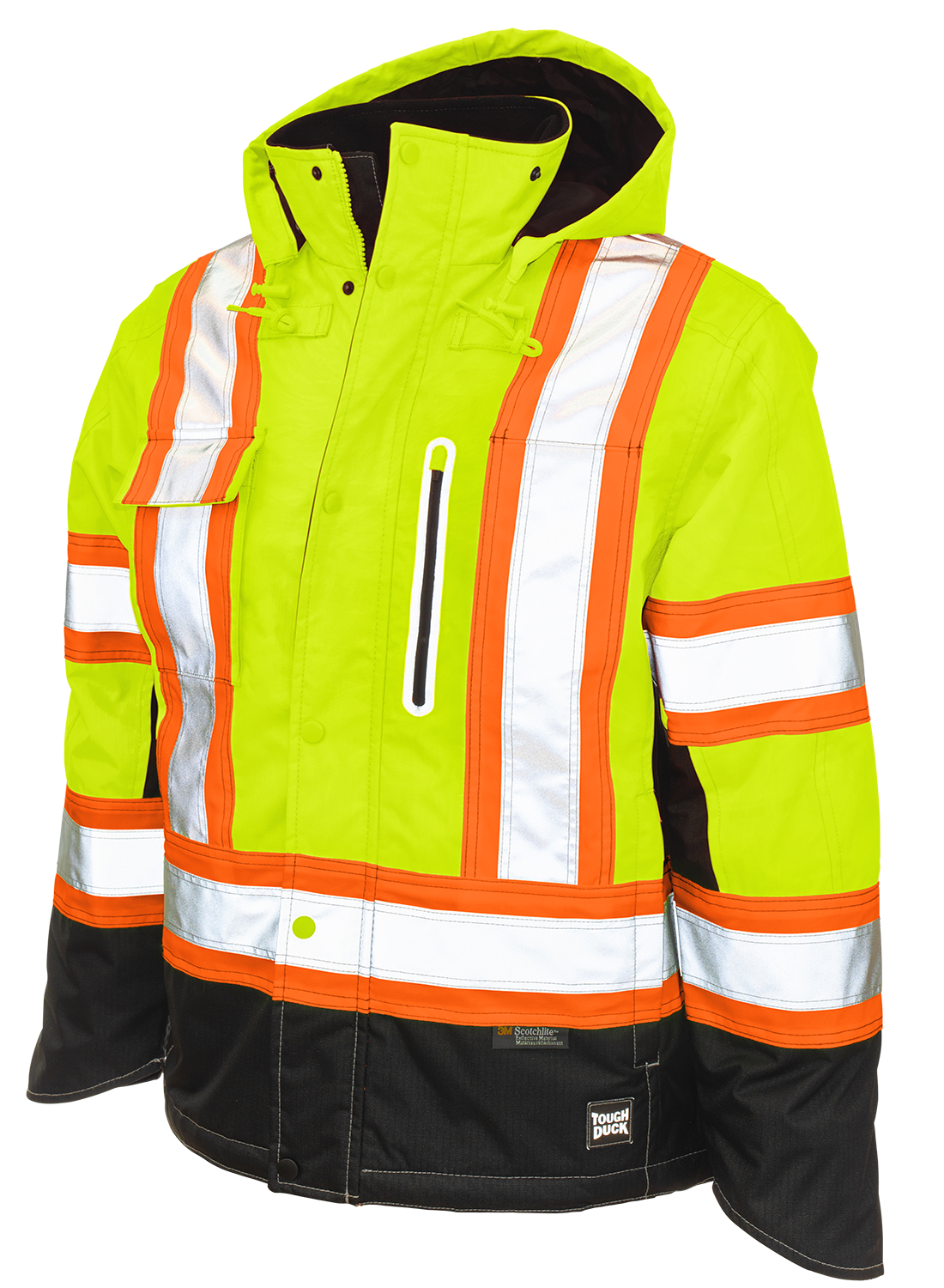 Ripstop Fleece Lined Safety Jacket by Tough Duck - Style S245