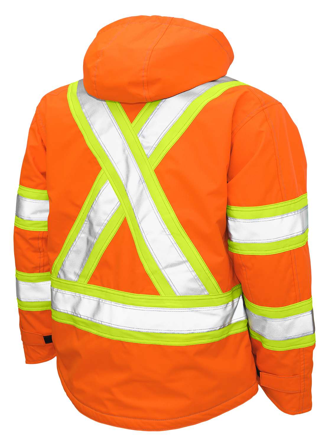 Ripstop Fleece Lined Safety Jacket by Tough Duck - Style S245