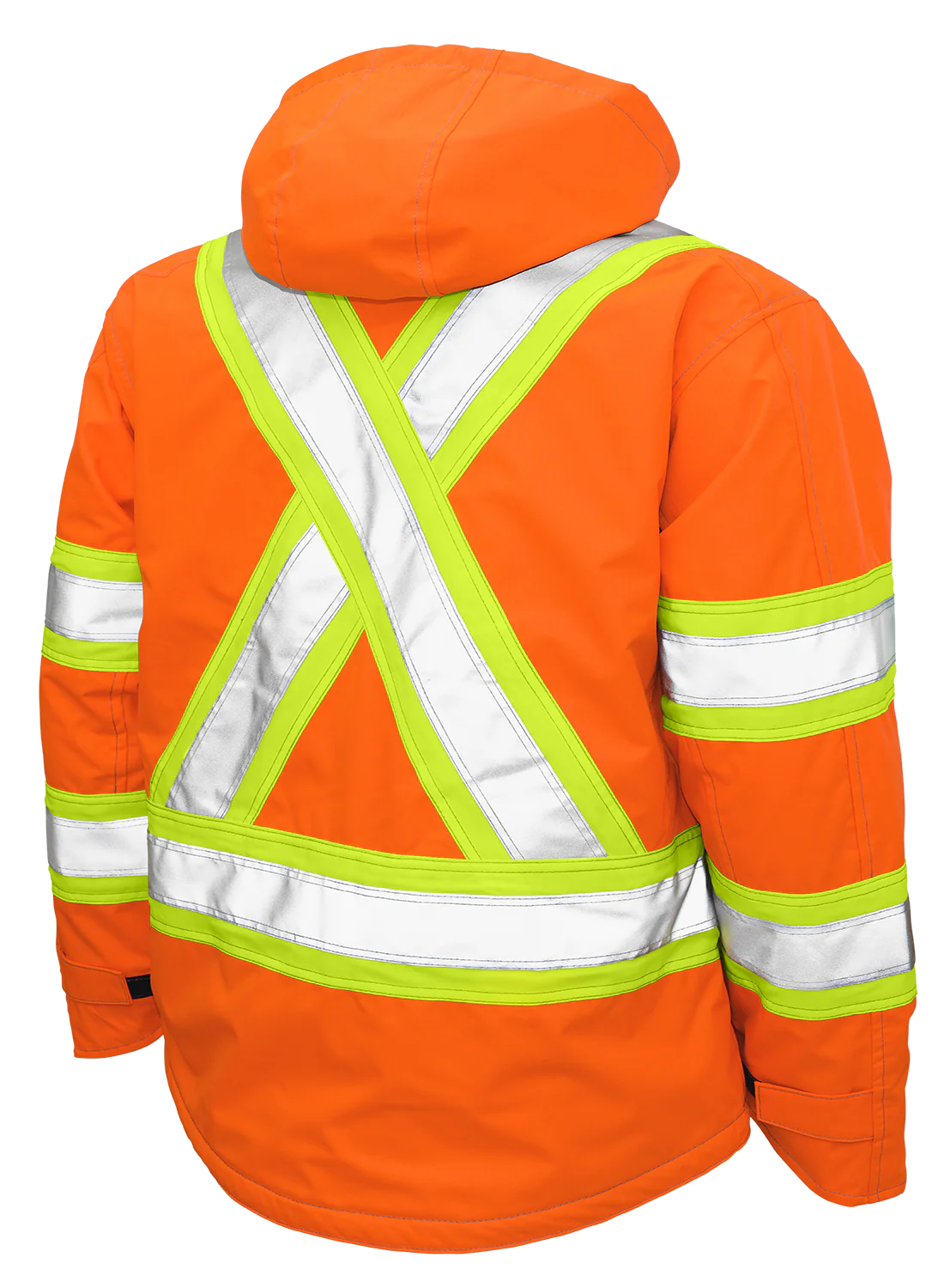 Ripstop Fleece Lined Safety Jacket by Tough Duck - Style S245