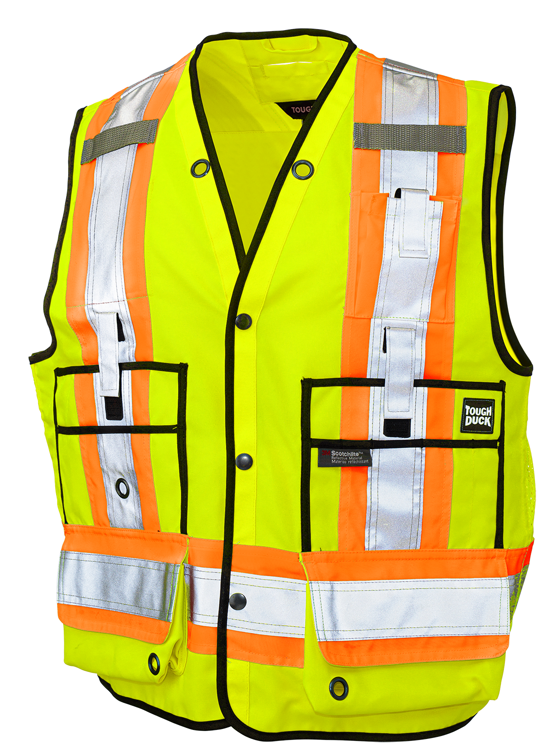 Poly Twill Surveyor Safety Vest By Tough Duck - Style S313