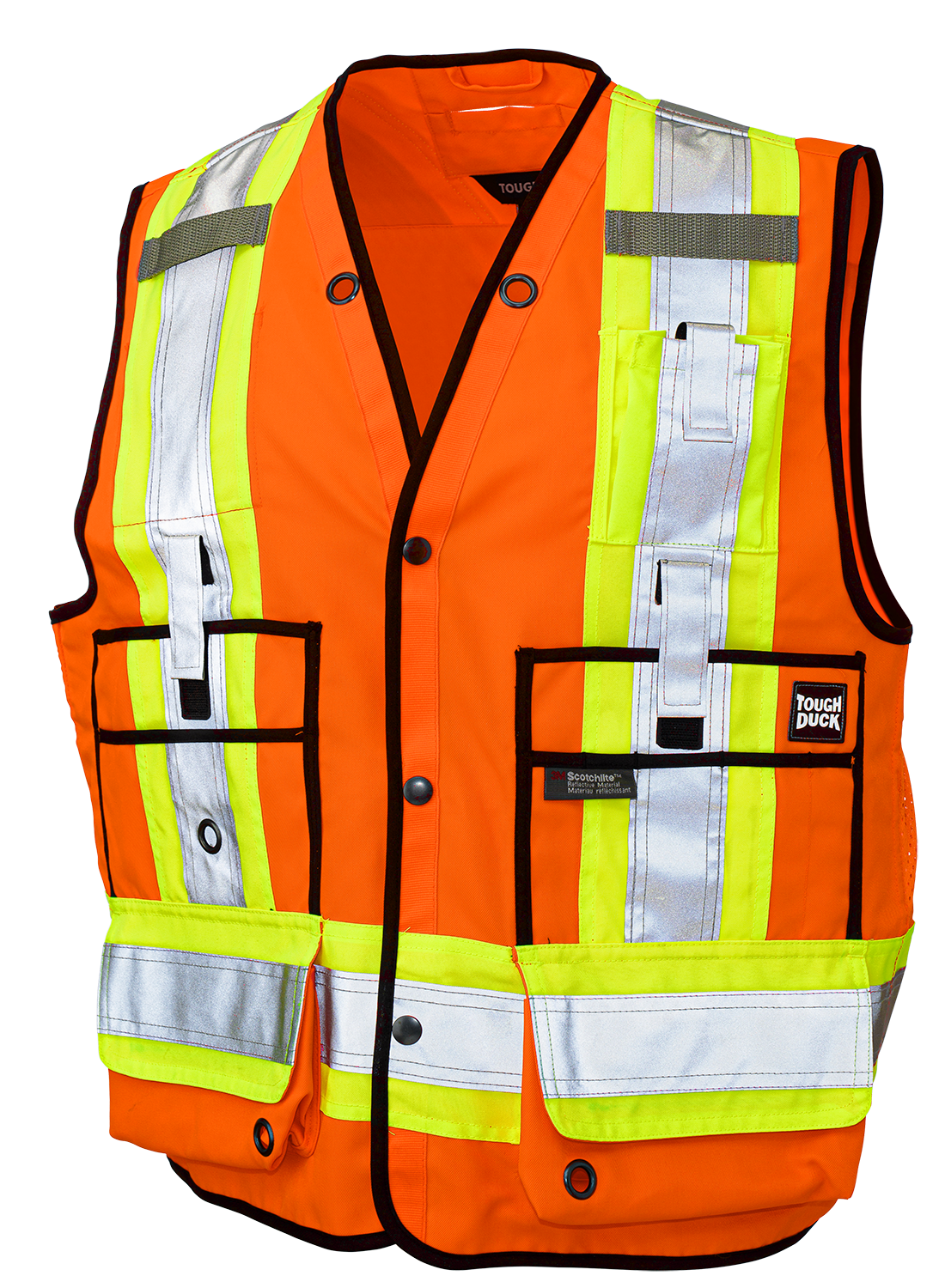 Poly Twill Surveyor Safety Vest By Tough Duck - Style S313