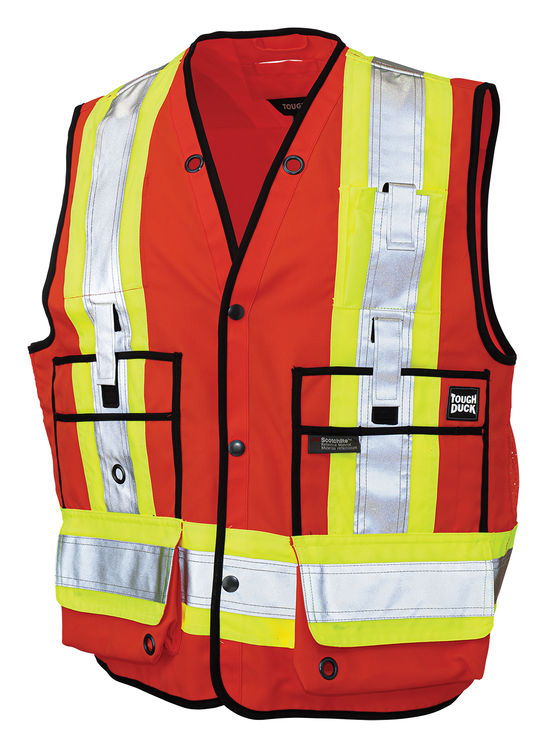 Poly Twill Surveyor Safety Vest By Tough Duck - Style S313