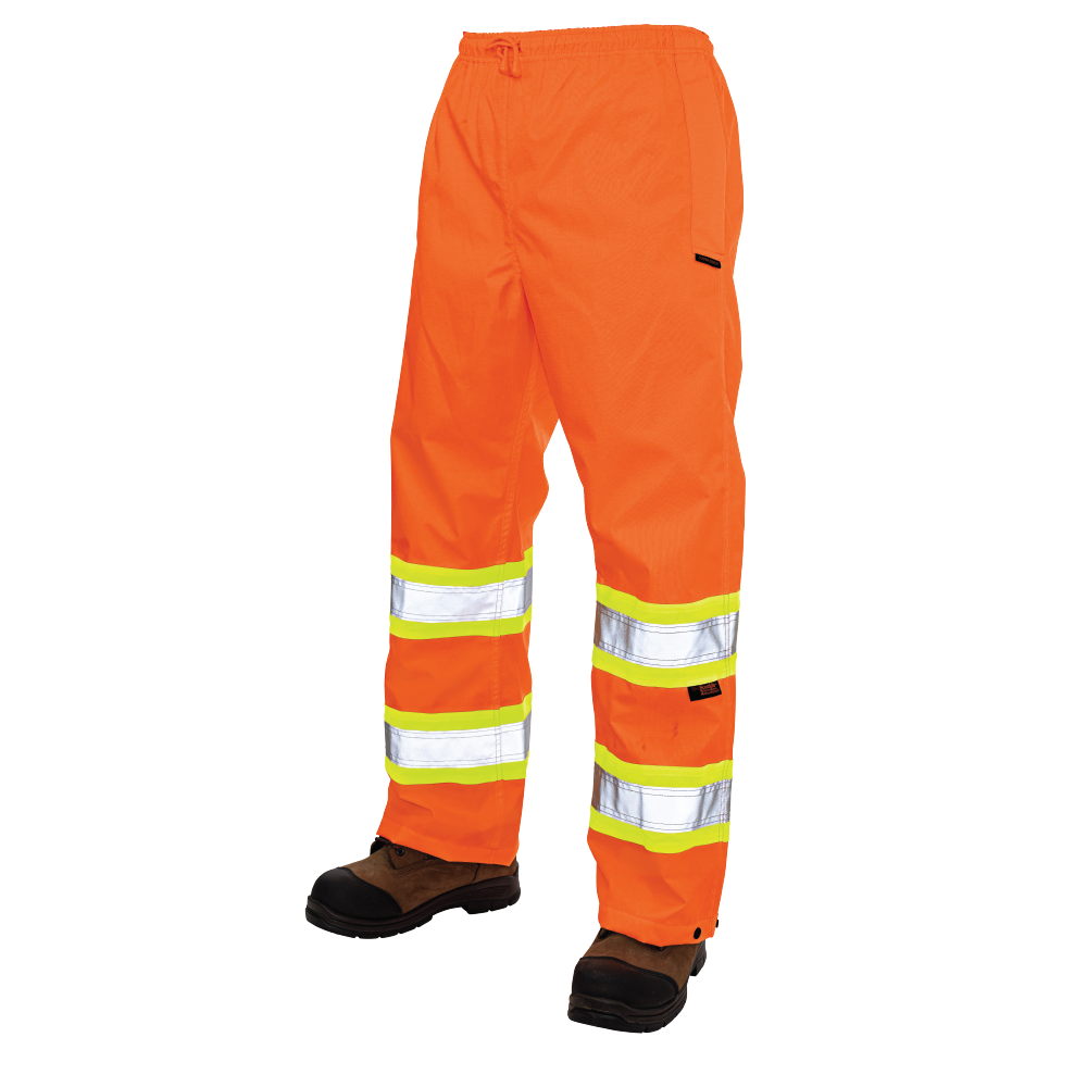 Hi-Vis Ripstop Safety Rain Pant by Tough Duck - Style S374