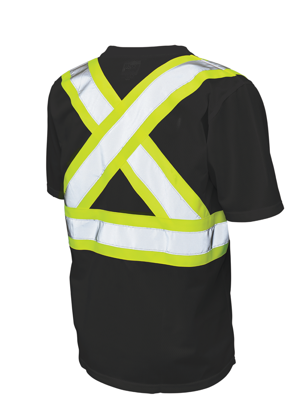 Hi-Vis Micro Mesh Short Sleeve Safety T-Shirt with Pocket By Tough Duck - Style S392