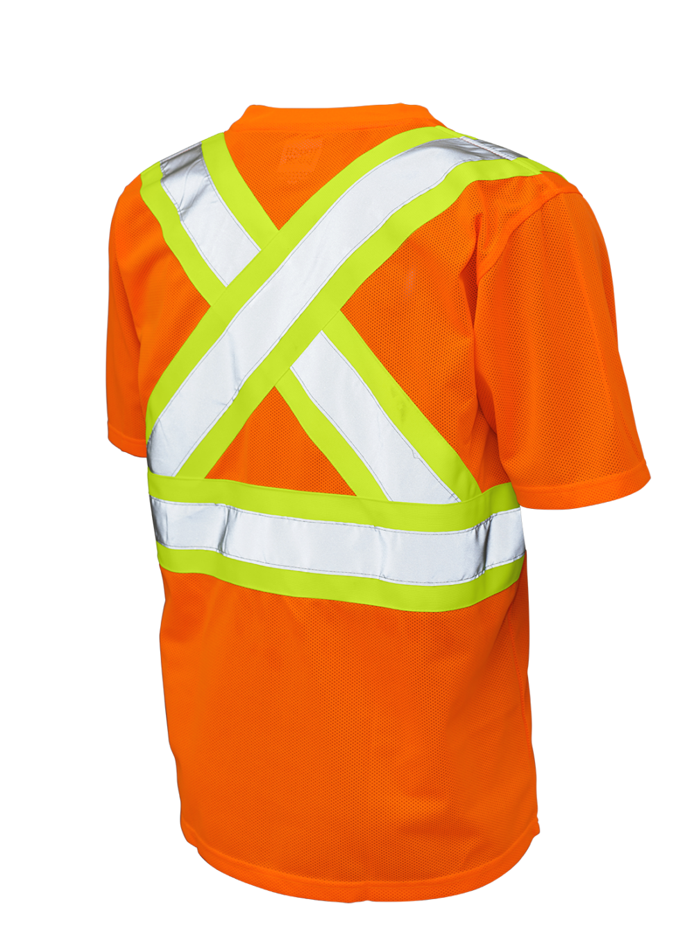 Hi-Vis Micro Mesh Short Sleeve Safety T-Shirt with Pocket By Tough Duck - Style S392