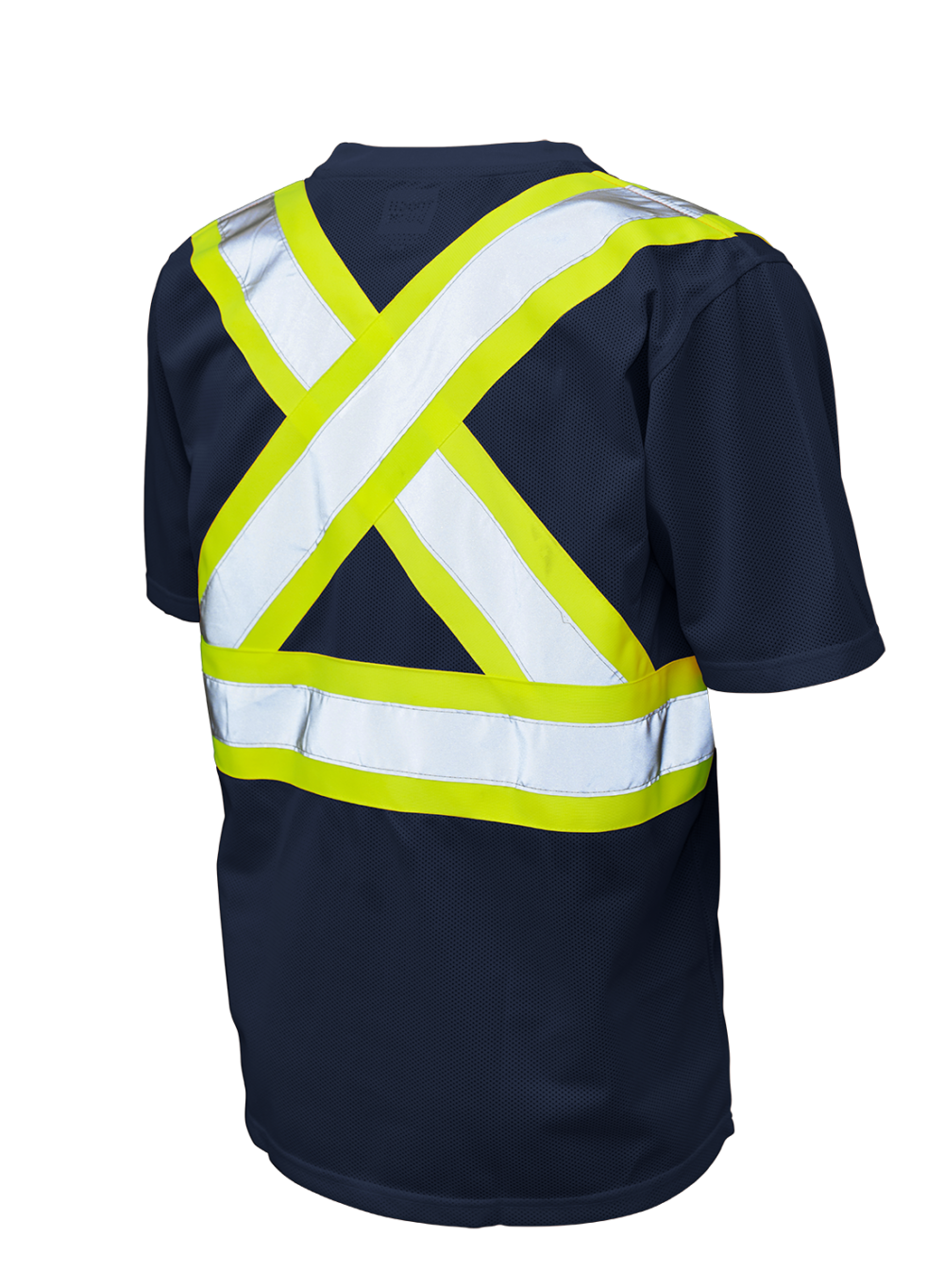 Hi-Vis Micro Mesh Short Sleeve Safety T-Shirt with Pocket By Tough Duck - Style S392