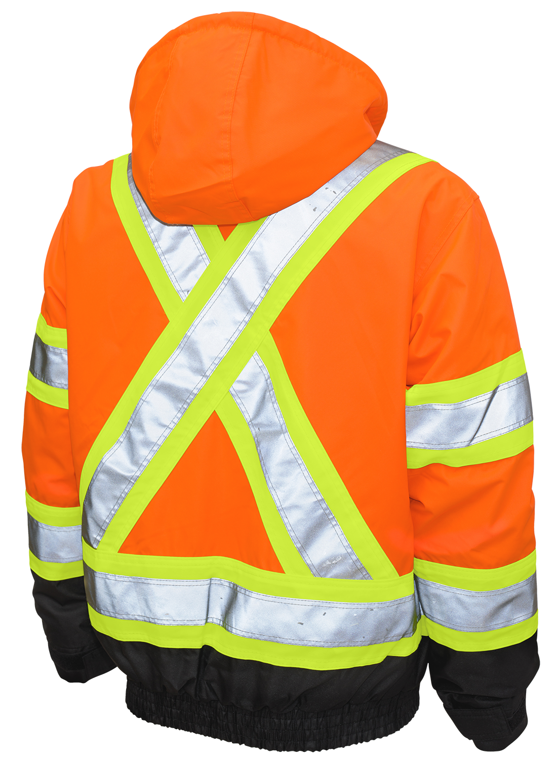 Poly Oxford 3-In-1 Safety Bomber with Fleece Liner by Tough Duck - Style S413