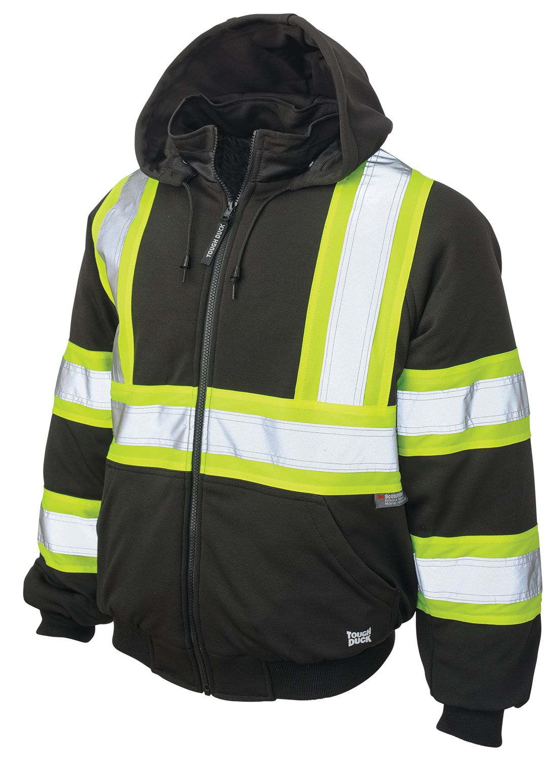 Fleece Insulated Safety Hoodie by Tough Duck - Style S474