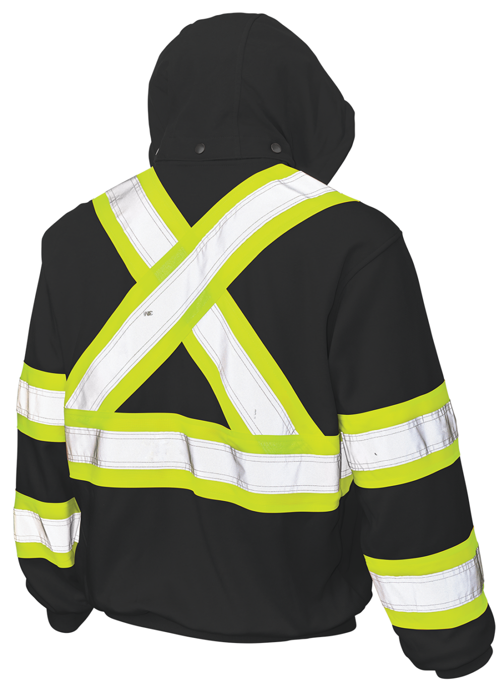 Full Zip Unlined Fleece Safety Hoodie by Tough Duck - Style S494
